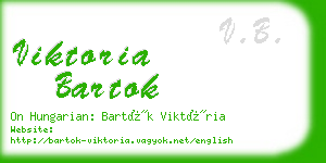 viktoria bartok business card